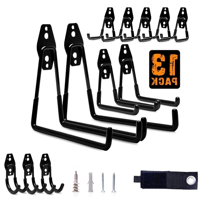 Gardening Tools Deals - 【Big deal】Multi-Sized Wall-Mounted Tool Hangers PVC