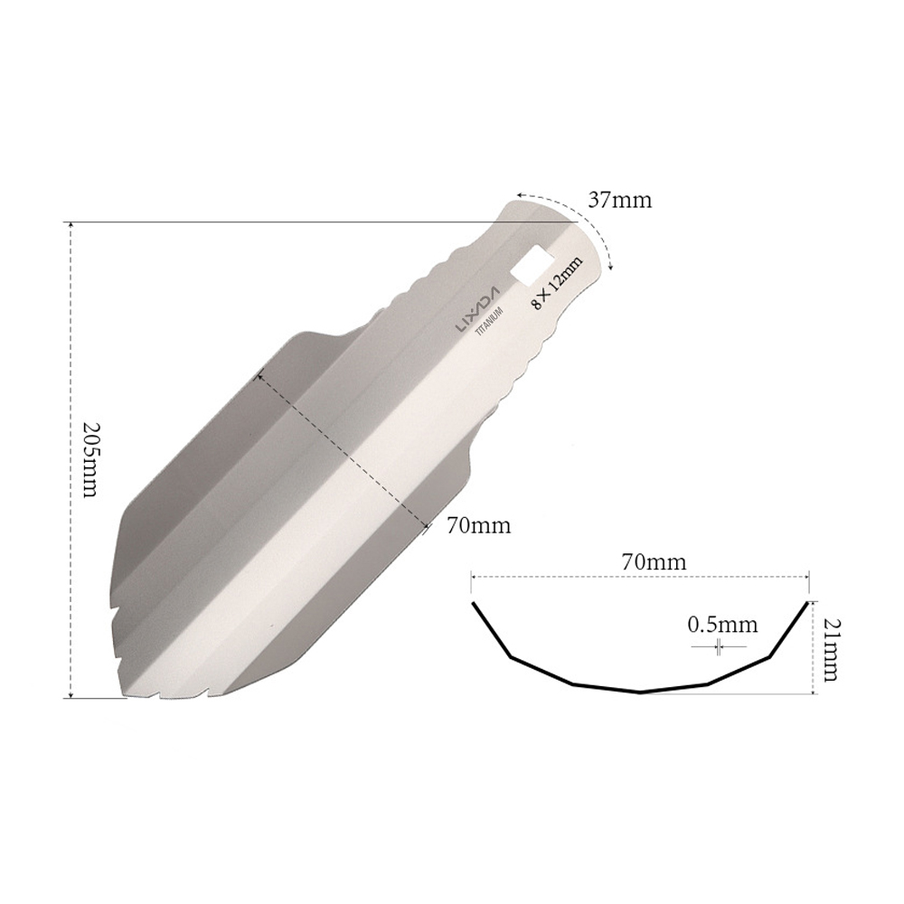 New Titanium Hand Shovel Garde - Garden Hand Trowel ulasan dan harga