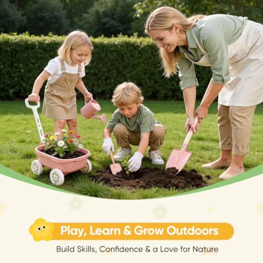 Gardening Set with Wheelbarrow - Gardening Tools Japan ulasan dan harga