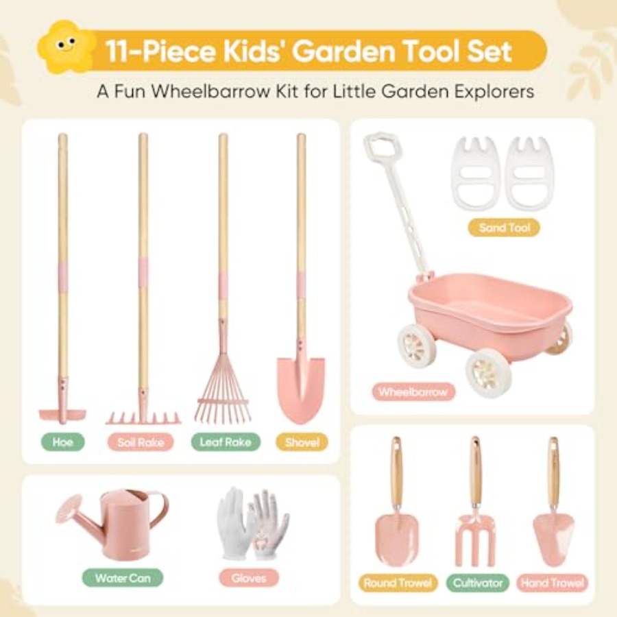 Gardening Set with Wheelbarrow - Gardening Tools Japan ulasan dan harga