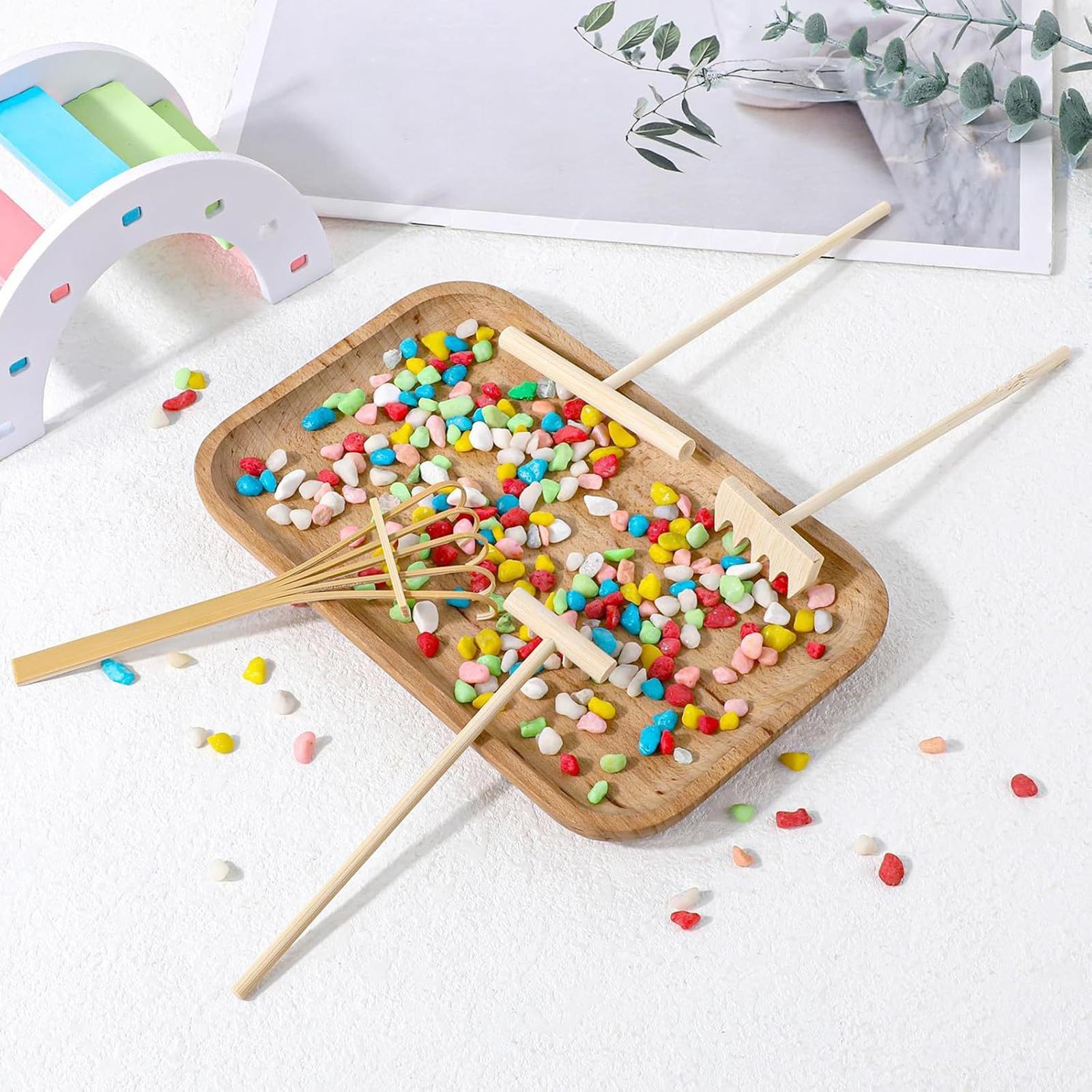4 Pieces Rake Garden Sand Mini - Gardening Tools Set Gift ulasan dan harga