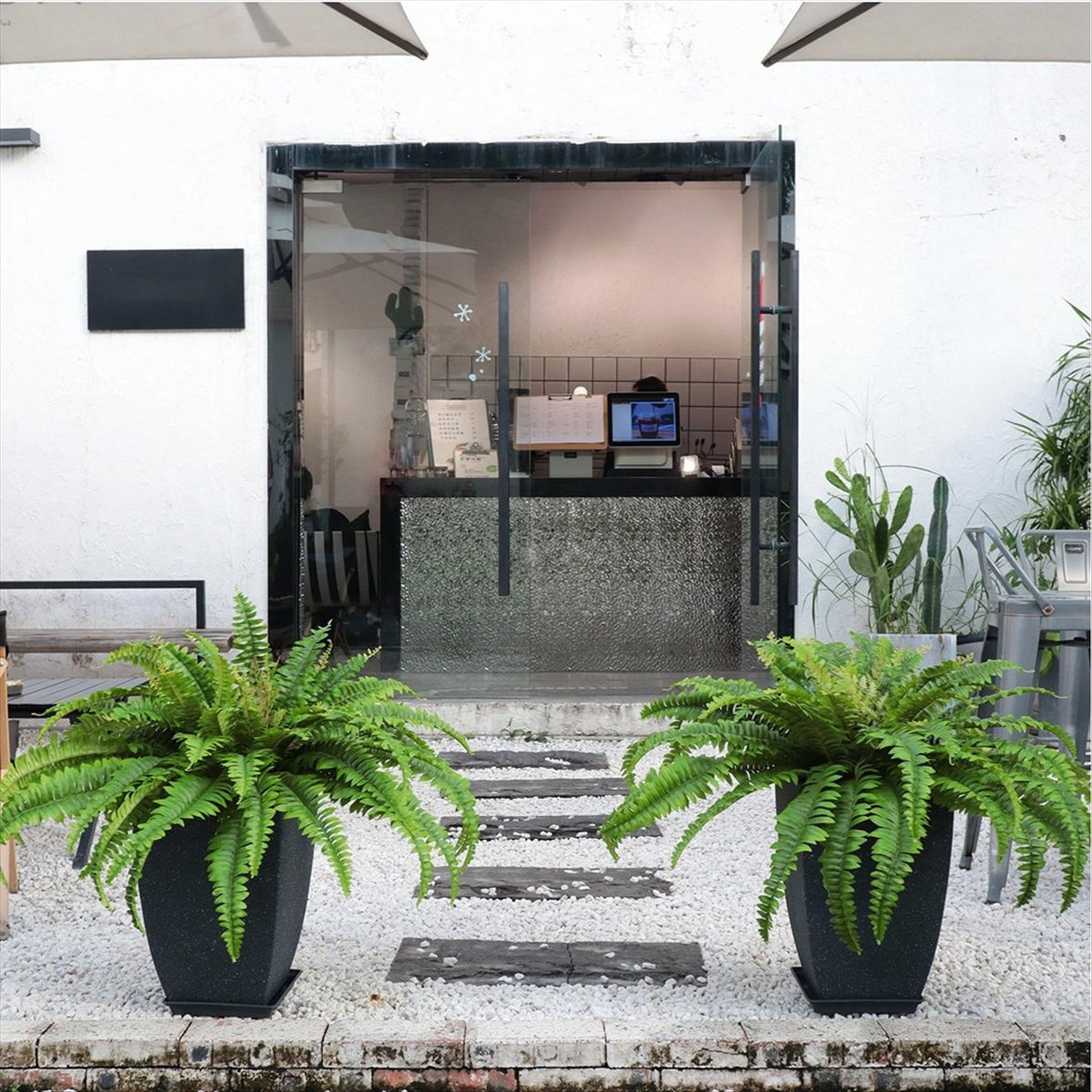 MALL Artificial Ferns for Outd - Gardening Hand Tools B&Q ulasan dan harga