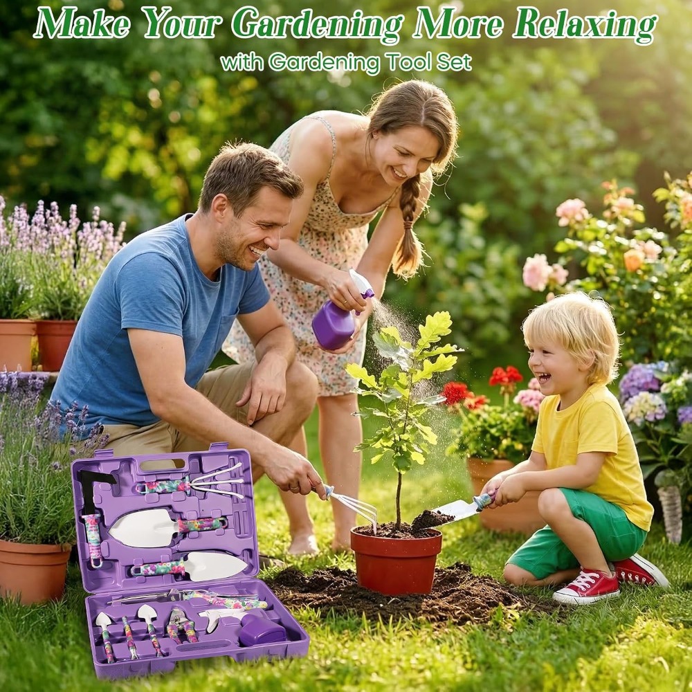 10-Piece Gardening Tools Set w - Gardening Tools Set Gift ulasan dan harga