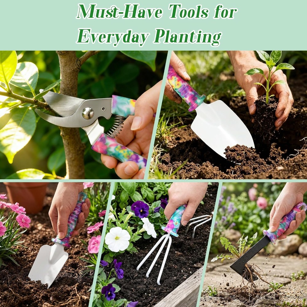 10-Piece Gardening Tools Set w - Gardening Tools Set Gift ulasan dan harga