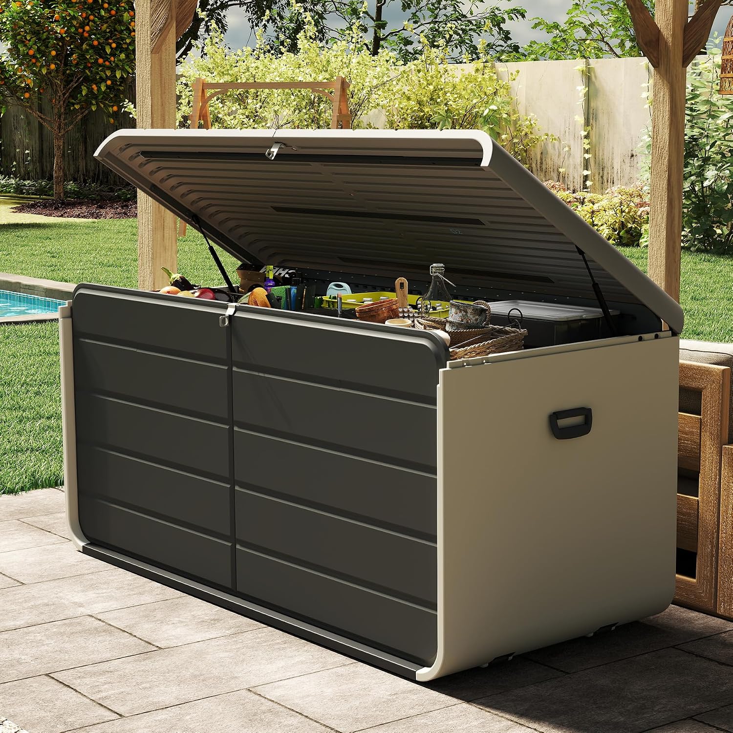 Indoor Outdoor Storage Box 200 - Gardening Tools Rack ulasan dan harga