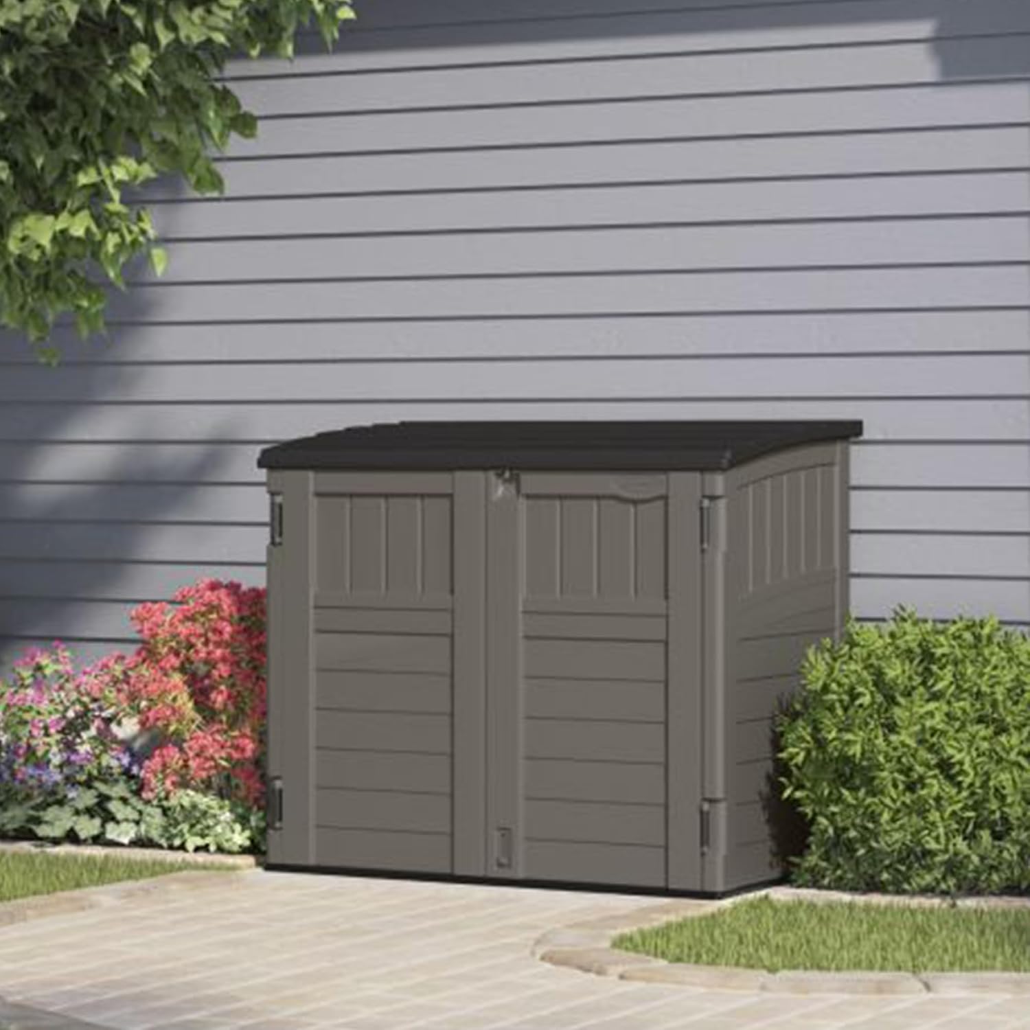 Outdoor Storage Shed For Backy - Gardening Tools Organizer ulasan dan harga