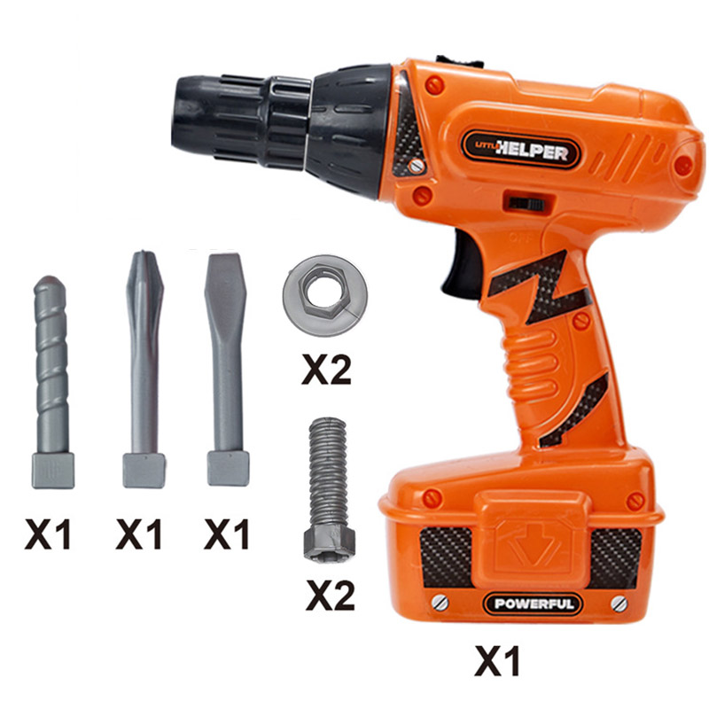 Tools Toys Electric Drill BO S - Gardening Tools Set Gift ulasan dan harga