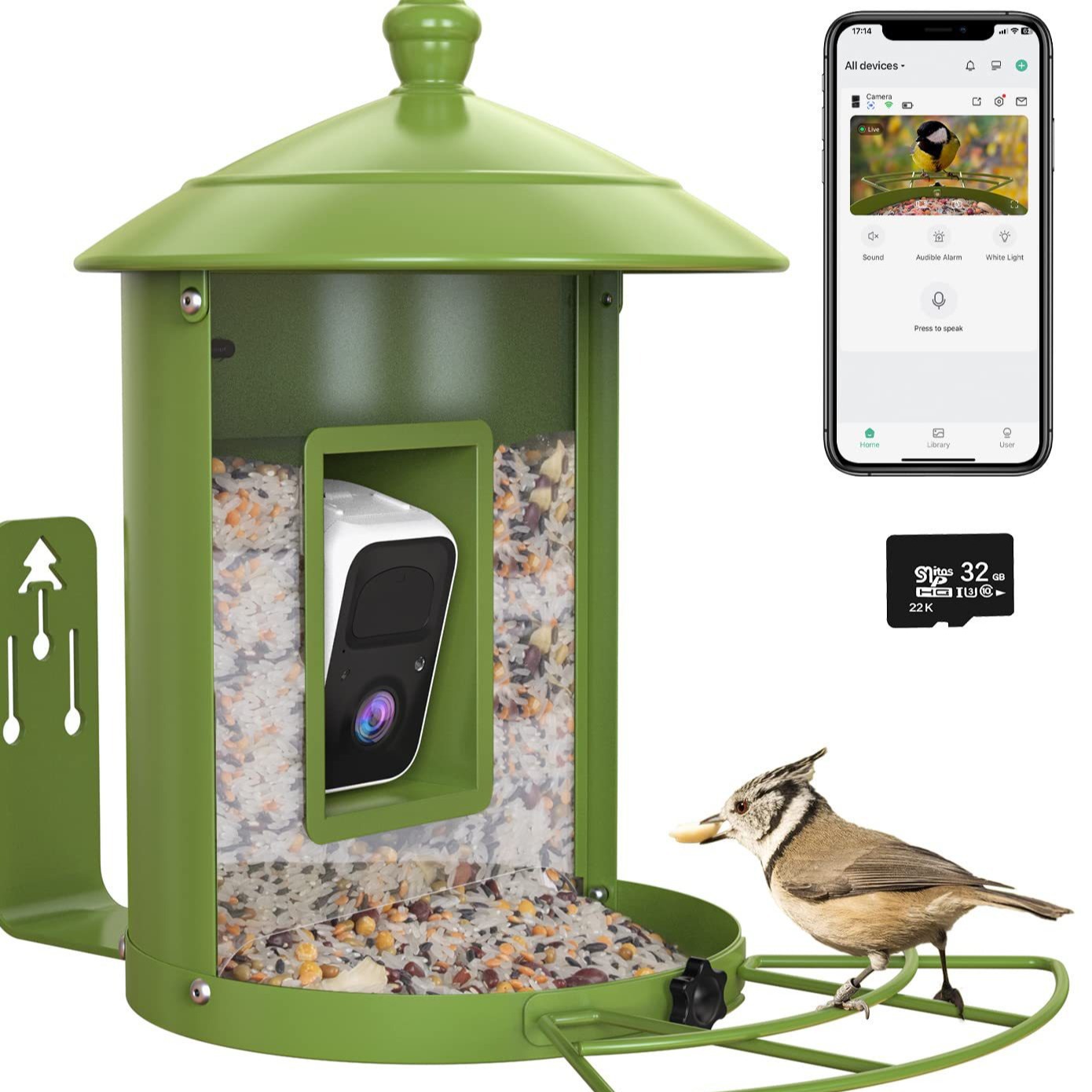 AI intelligent bird feeder wit - Gardening Tools With Definition ulasan dan harga