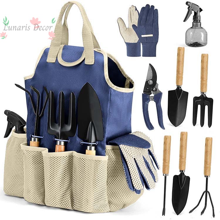 9-piece outdoor garden tool ki - Gardening Tools Set Gift ulasan dan harga