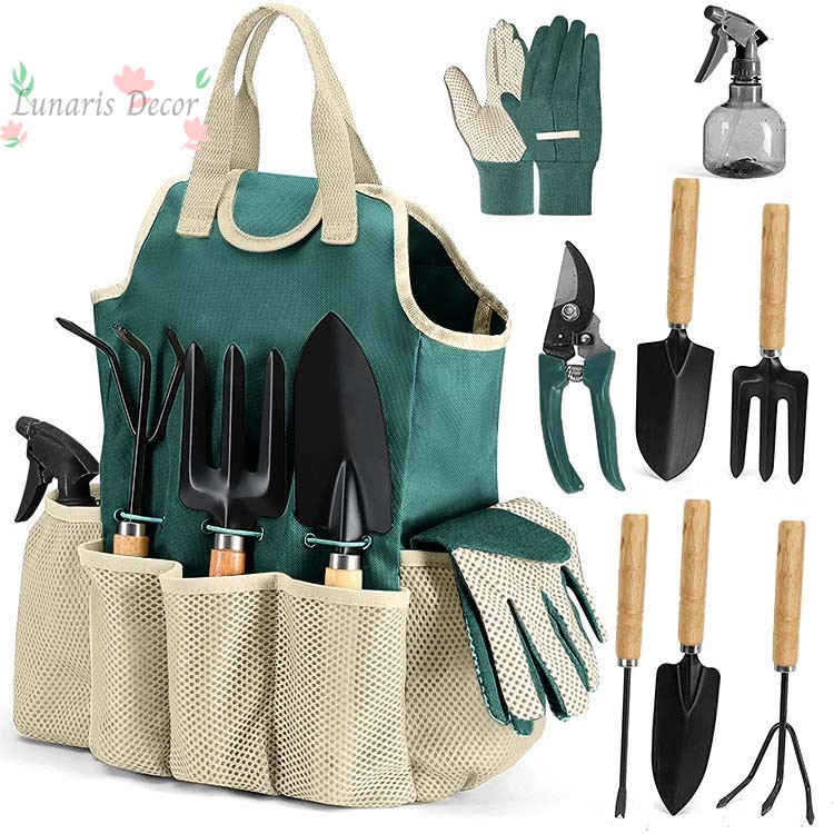 9-piece outdoor garden tool ki - Gardening Tools Set Gift ulasan dan harga