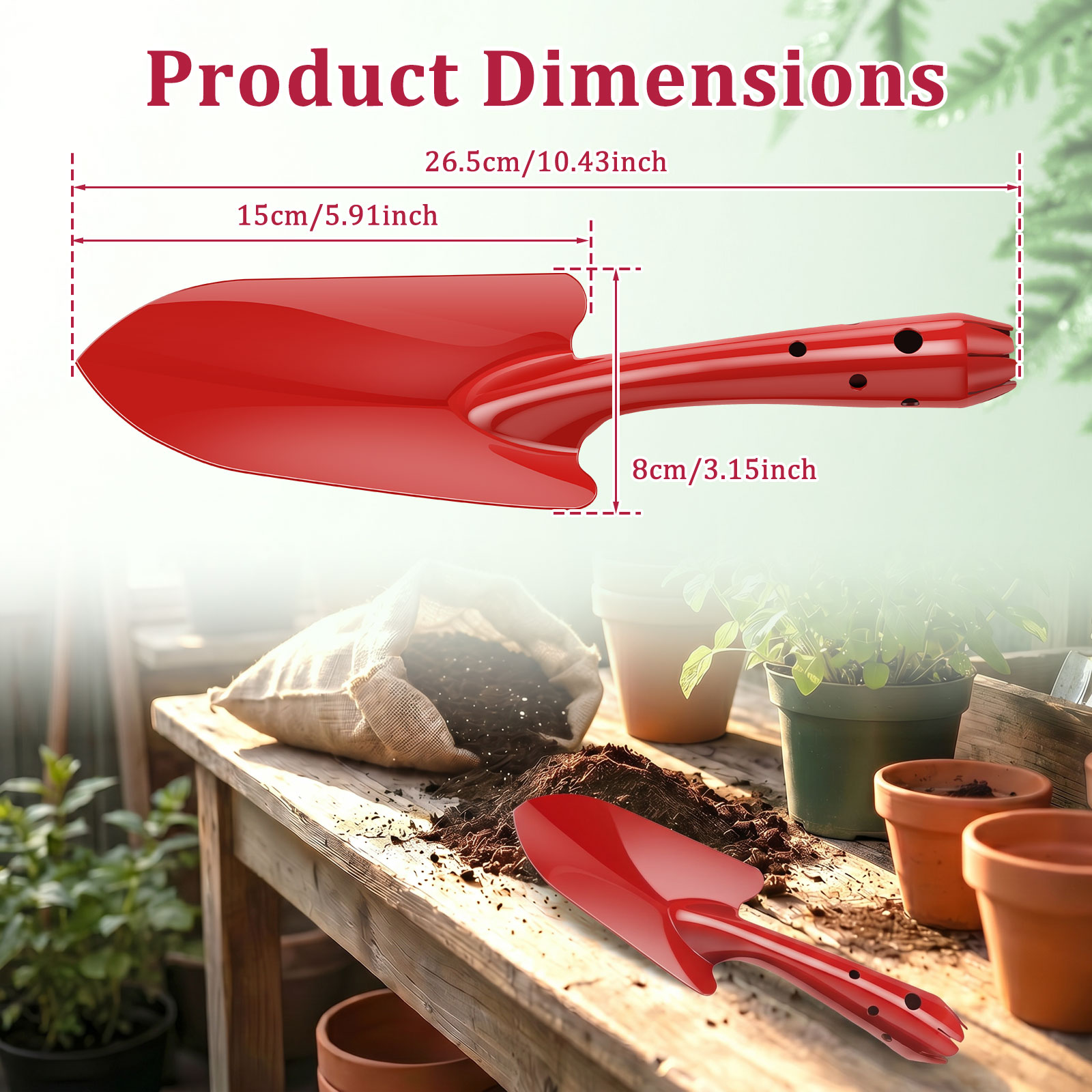 Garden Trowel Rust Resistant M - Garden Hand Trowel ulasan dan harga