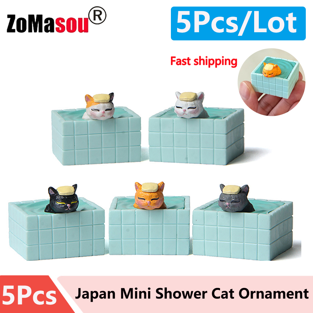 Mini Shower Cat Ornament Minia - Gardening Tools 2 Year Old ulasan dan harga