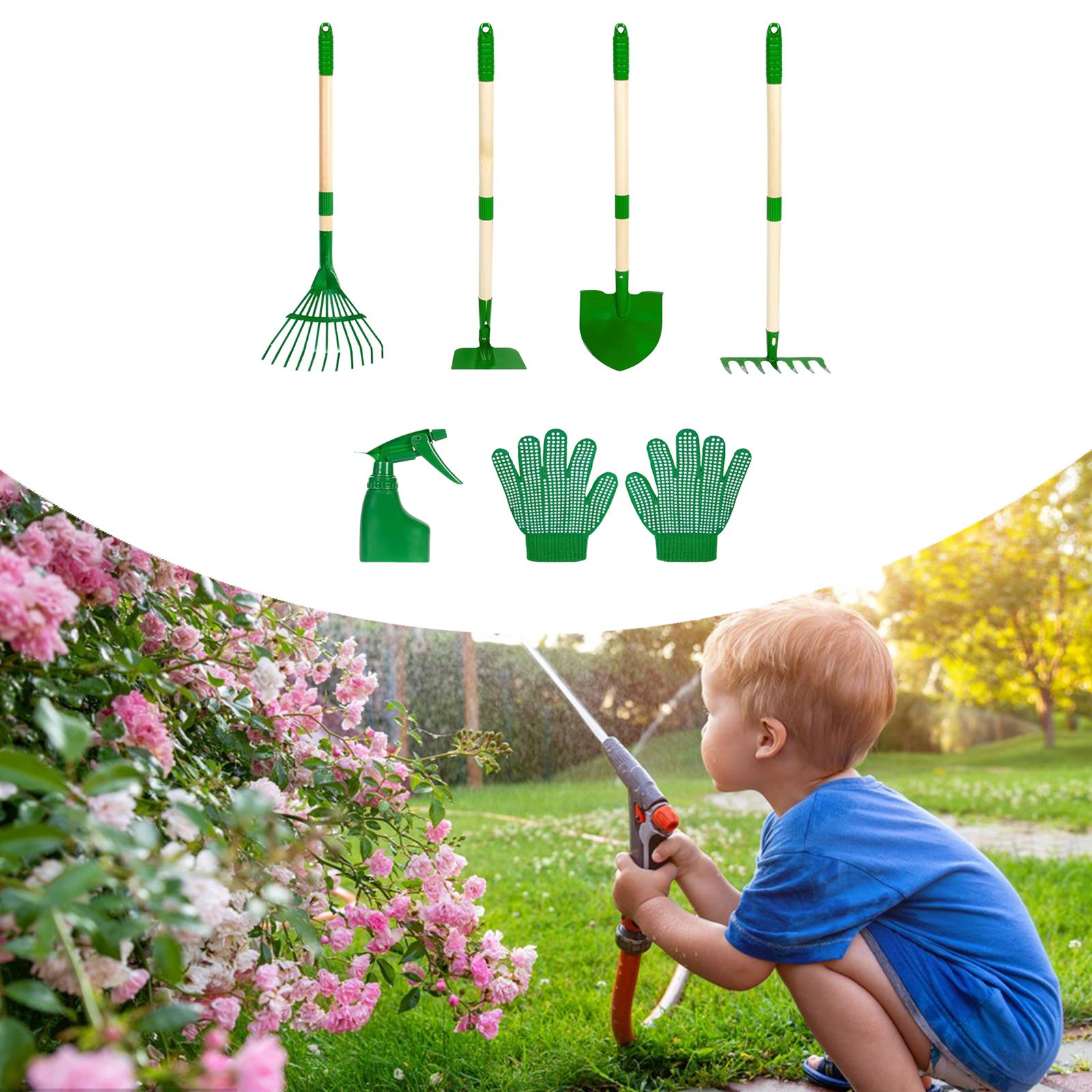 6x Kids Gardening Tools Set Ou - Gardening Tools Set Gift ulasan dan harga