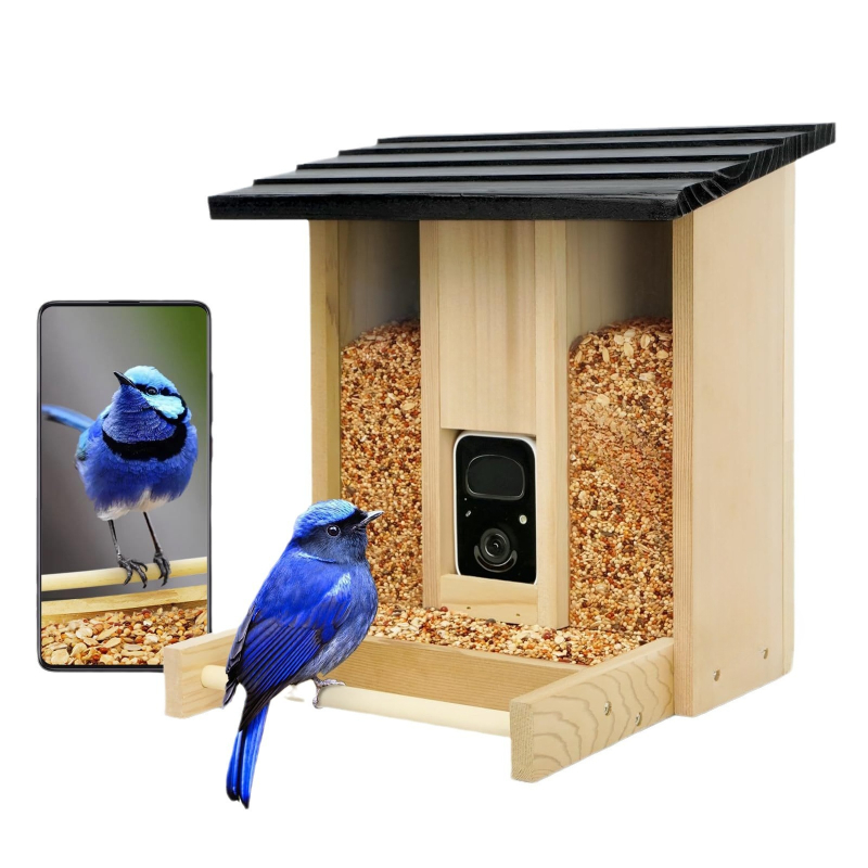 Bamboo wood intelligent bird f - Gardening Tools With Definition ulasan dan harga