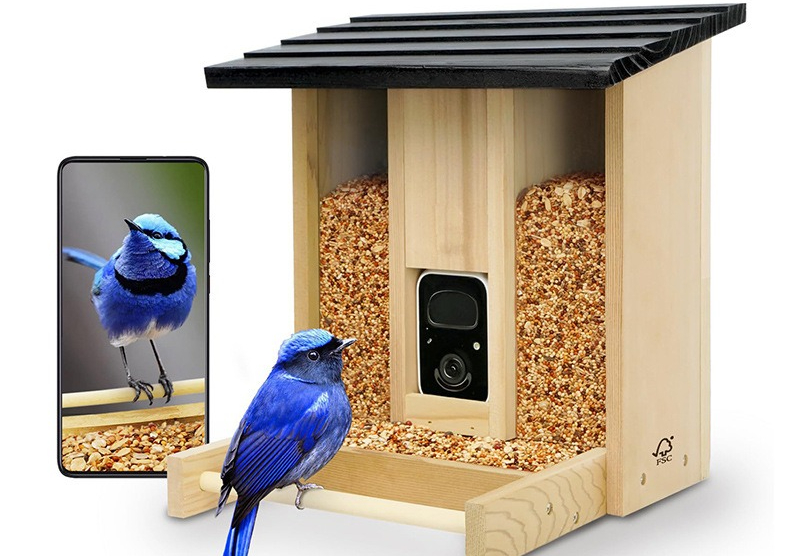 Bamboo wood intelligent bird f - Gardening Tools With Definition ulasan dan harga