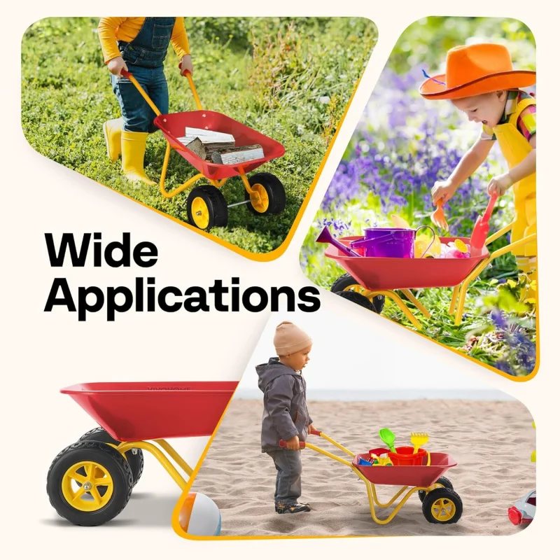 Kids Wheelbarrow Children Gard - Gardening Tools Set Gift ulasan dan harga