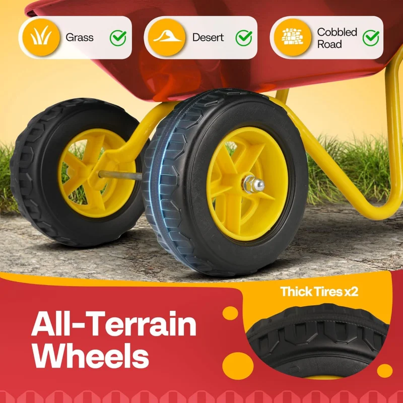 Kids Wheelbarrow Children Gard - Gardening Tools Set Gift ulasan dan harga