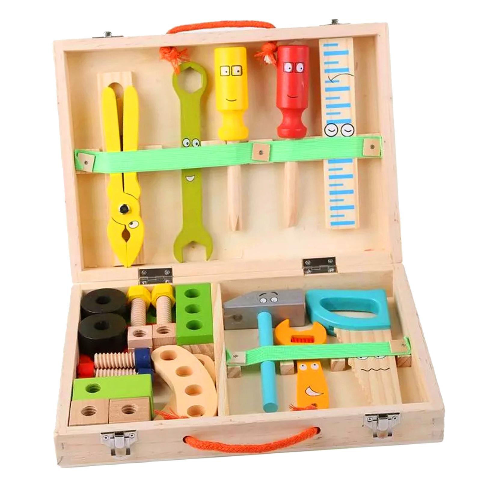 Wooden Kids Tool Set Tool Kit  - Gardening Tools Set Gift ulasan dan harga