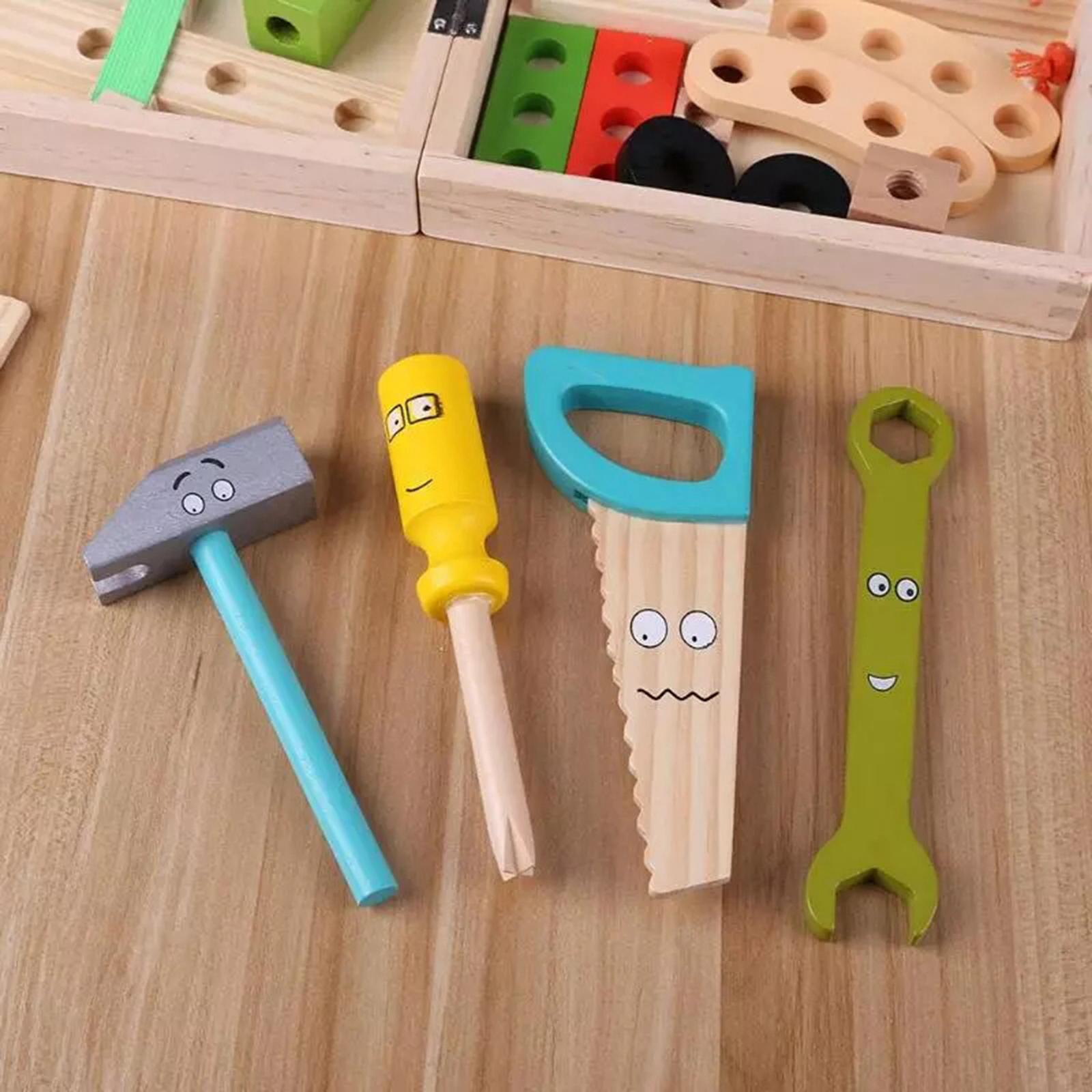 Wooden Kids Tool Set Tool Kit  - Gardening Tools Set Gift ulasan dan harga